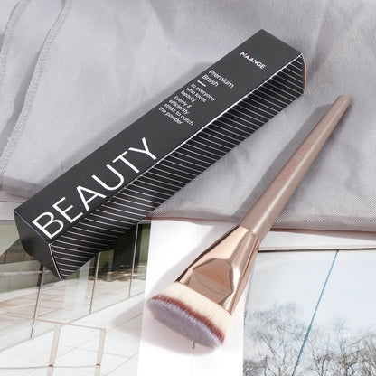 Flat Head Foundation Brush With Box Powder Blush Concealer Makeup Brush Skin-friendly Makeup Tool