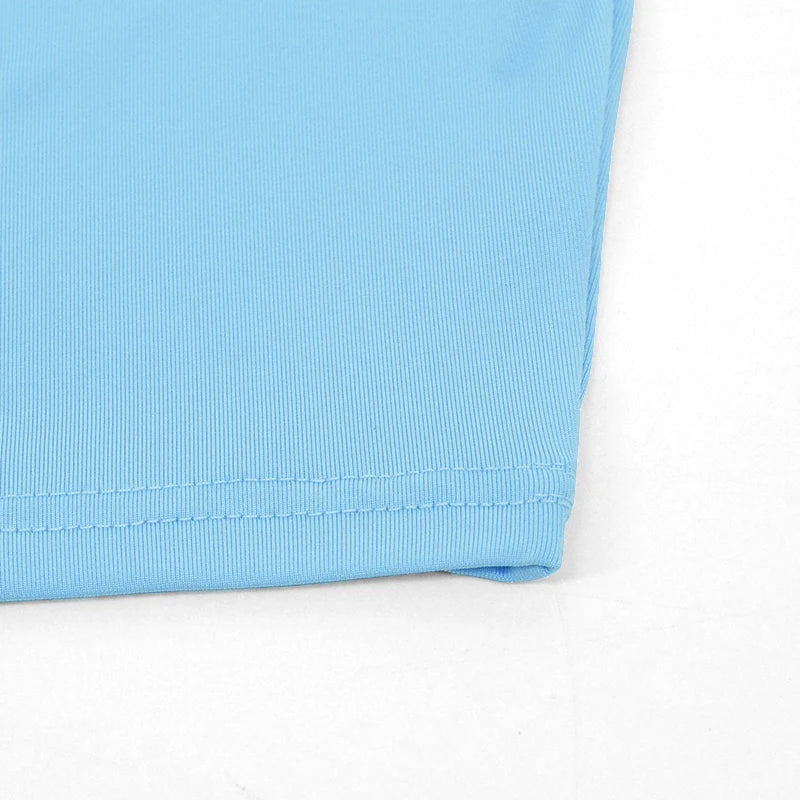 Short Sleeve O-Neck Crop Top + High Waist Skirt Sets