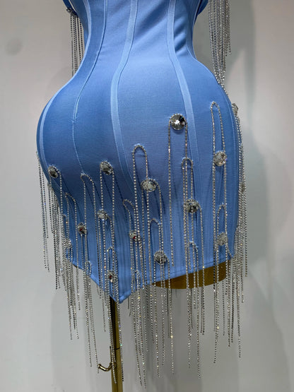 Spaghetti Strap Bodycon Sleeveless Bandage Dresses