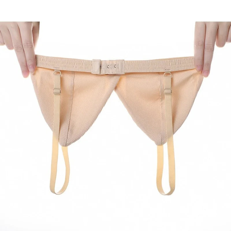 Push Up Bra Non-wire 1/3 Cup Bras + Thongs Lingerie Sets