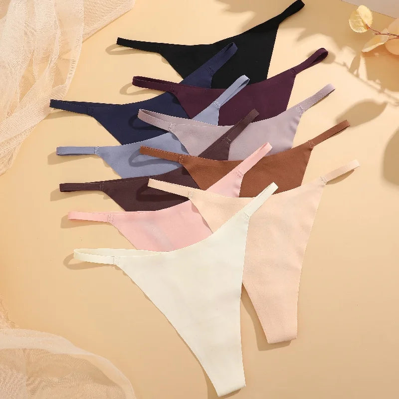 6Pcs/Set Comfortable Trendy Breathable G-string Underwear