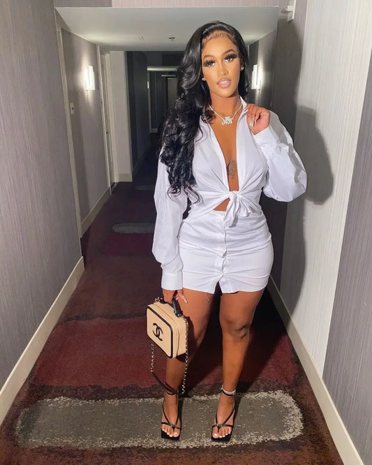 Women Two Piece Skirt Sets 