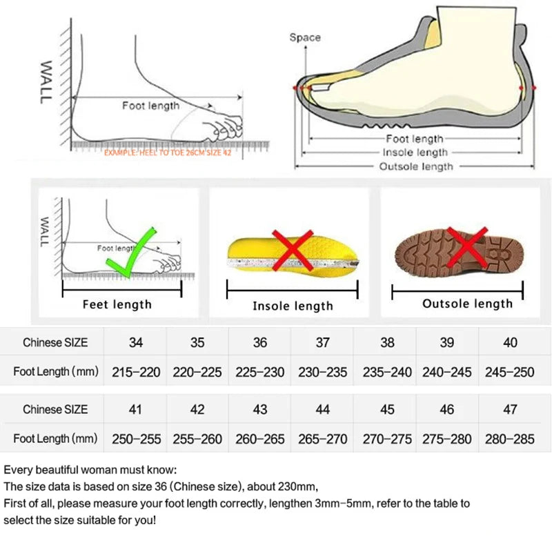 Large Size Round Head Lace-Up Casual Thick Bottom Sports Walking Outdoor Breathable Footwear