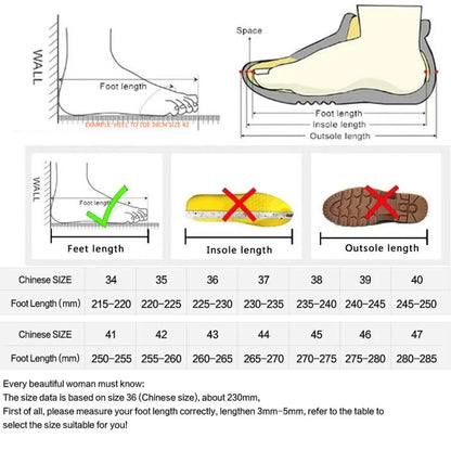 Large Size Round Head Lace-Up Casual Thick Bottom Sports Walking Outdoor Breathable Footwear