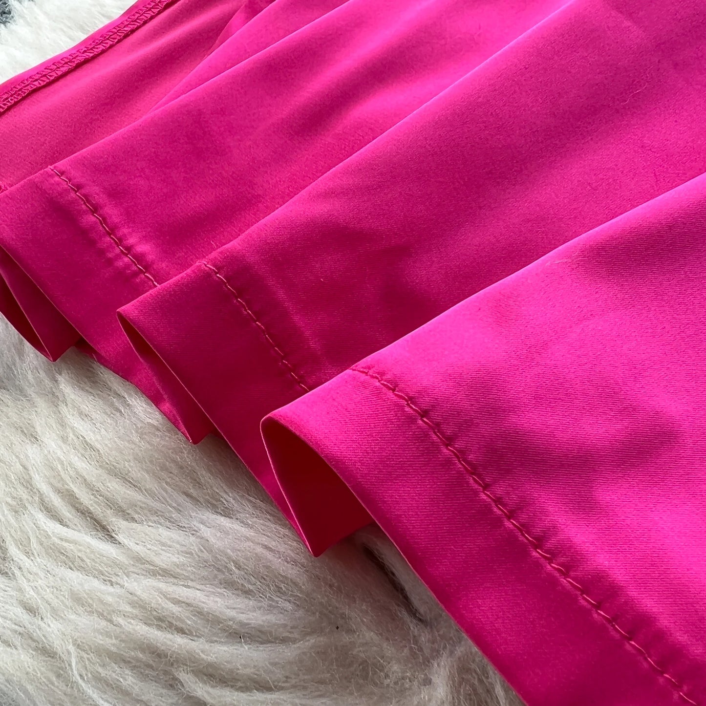 Chic Satin Slash Neck Mesh Splice Pleated Slim Dresses