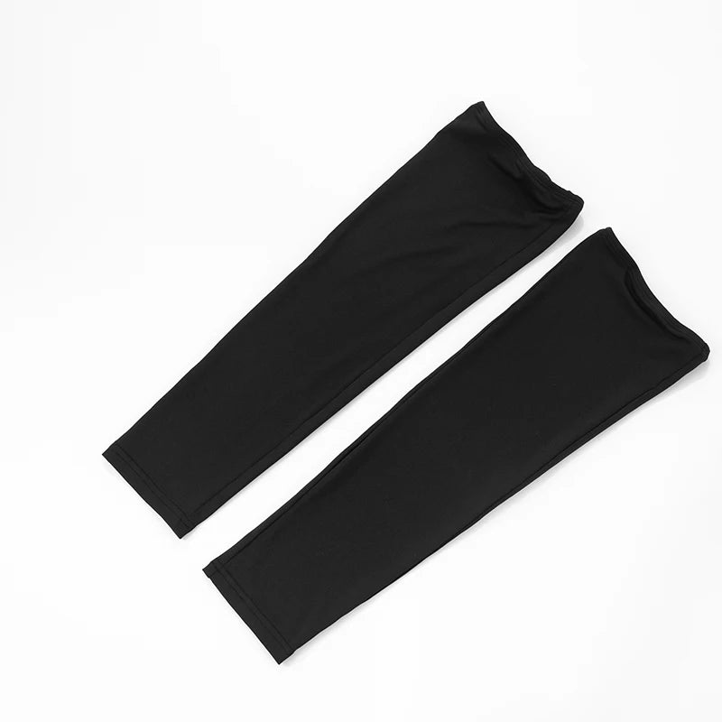Simple Trend Slash Neck Mid Sleeve Crop Tops+Shorts+Foot Cover Matching Streetwear Outfits