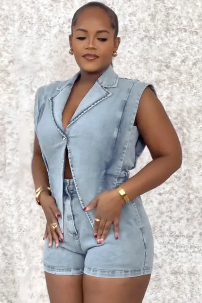 Women Denim Jumpsuits