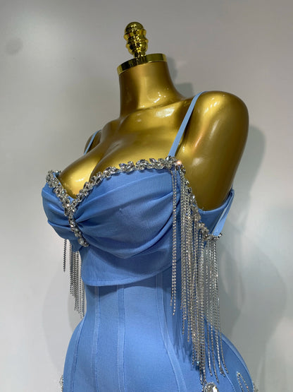 Spaghetti Strap Bodycon Sleeveless Bandage Dresses