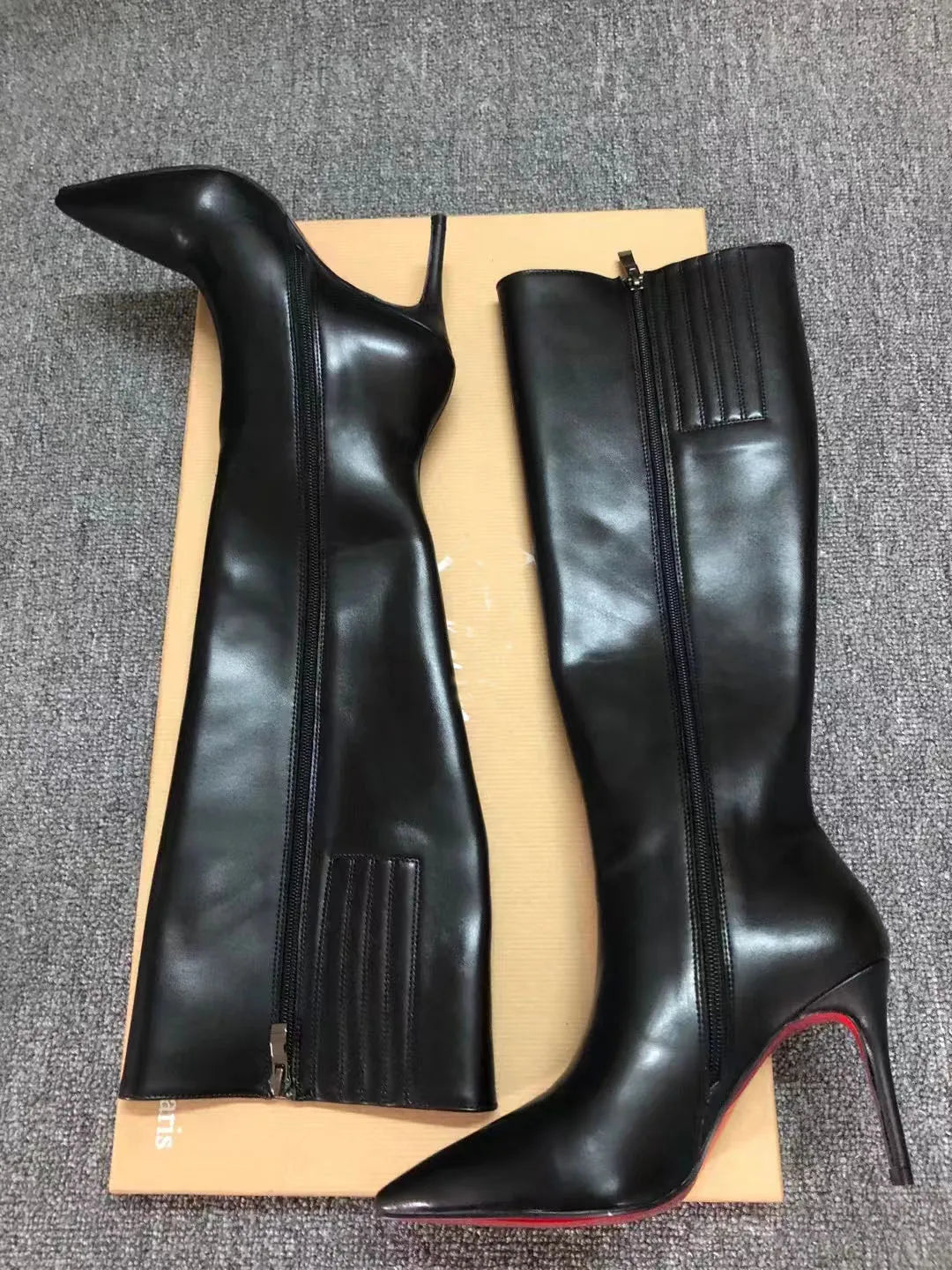 Onisha Red Sole Pointed Toe Modern Boots