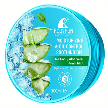ROUSHUN Aloe Vera Gel Hydrating Moisturizing Gel Delicate Nourishing Cream