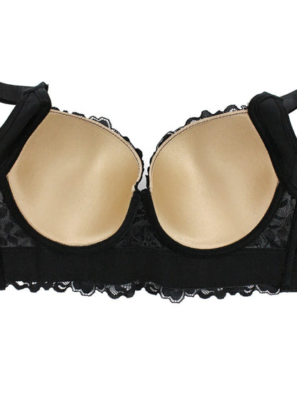 Lace Bra, Comfy & Breathable Bra, Steel Rim Bra Coverage Anti Sagging Sports