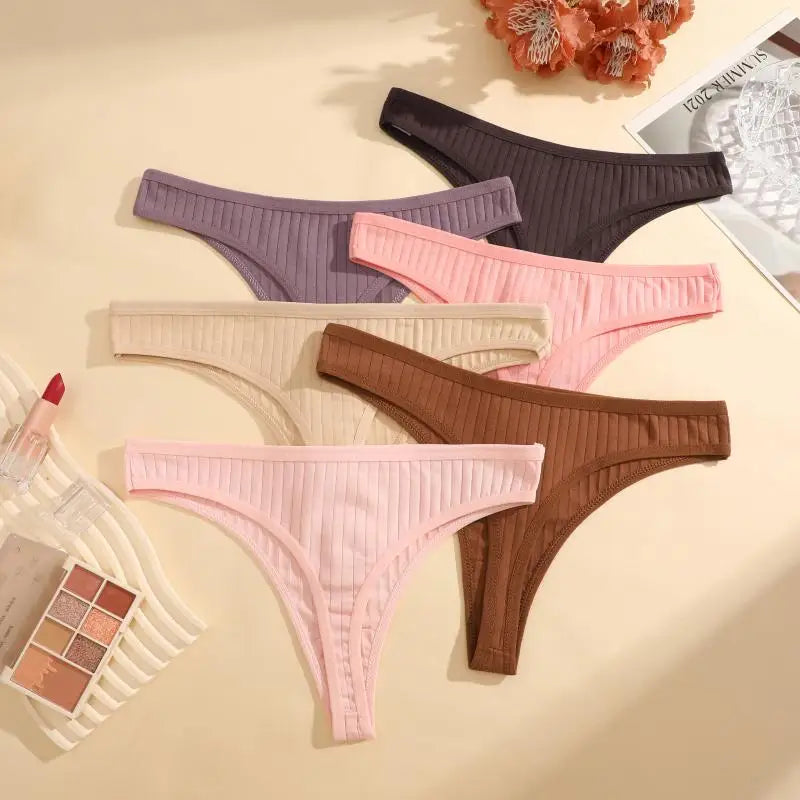 8Pcs/Set Breathable Comfortable Soft G-String