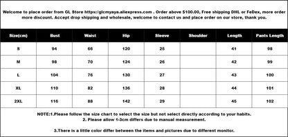 O-neck Belt Short Flare Sleeve Crop Top + Pants Suits (2 pcs.)