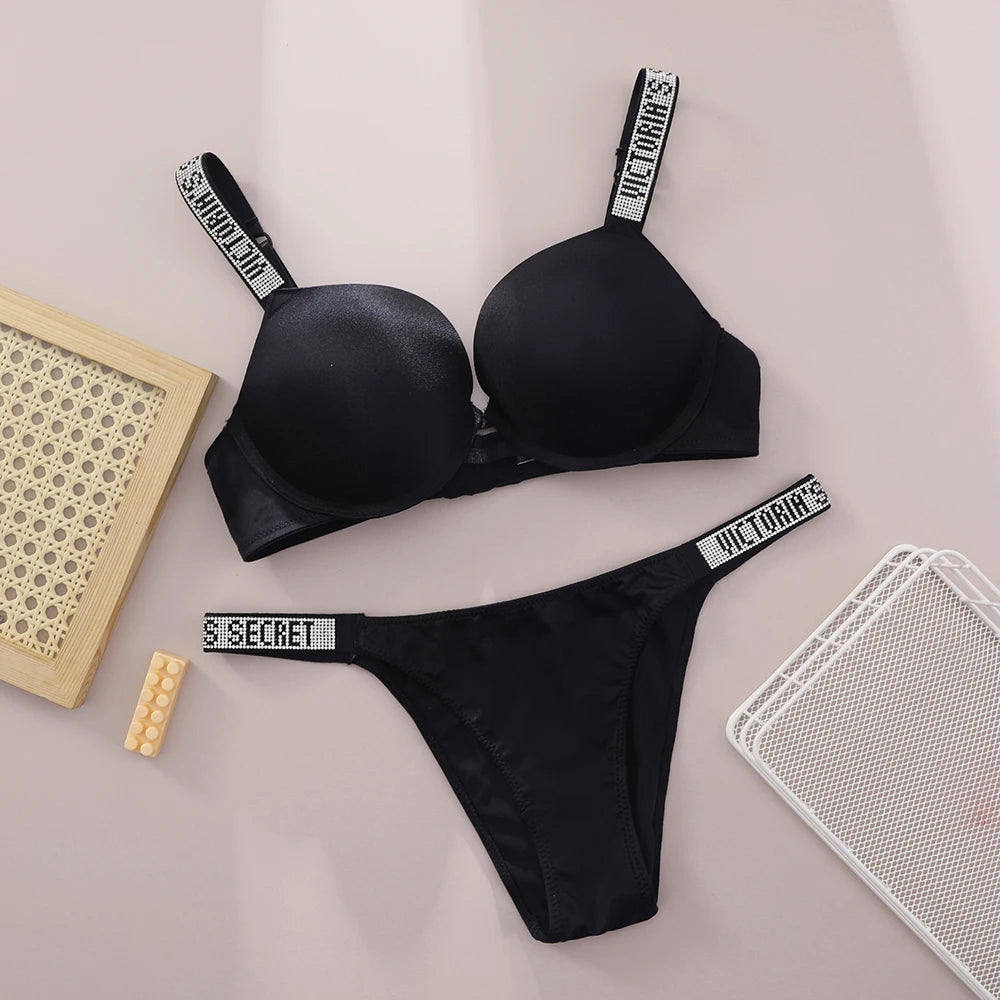 Victoria Secret Comfortable Breathable Push Up Bra + Panty Set