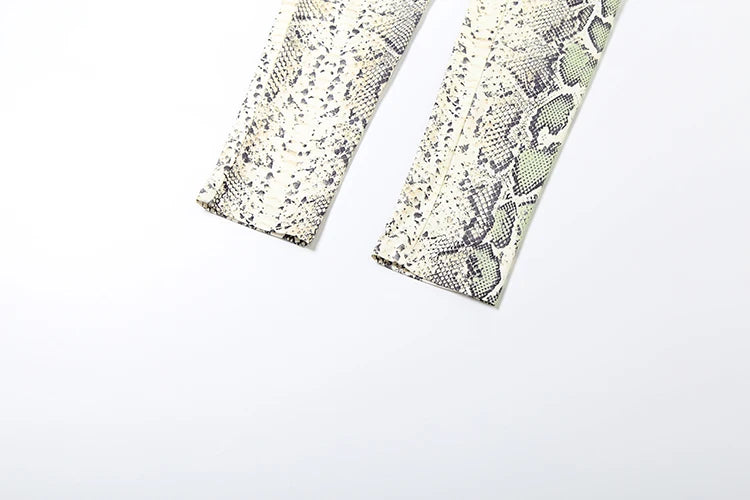 Snake Print Jumpsuit