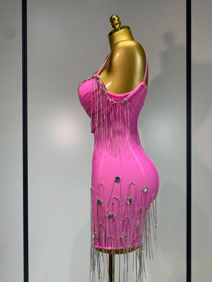 Spaghetti Strap Bodycon Sleeveless Bandage Dresses