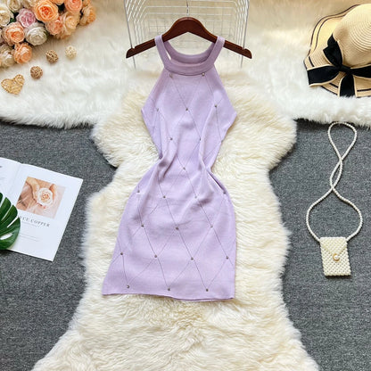 New Fashion Y2K Diamonds Bodycon Mini Dresses