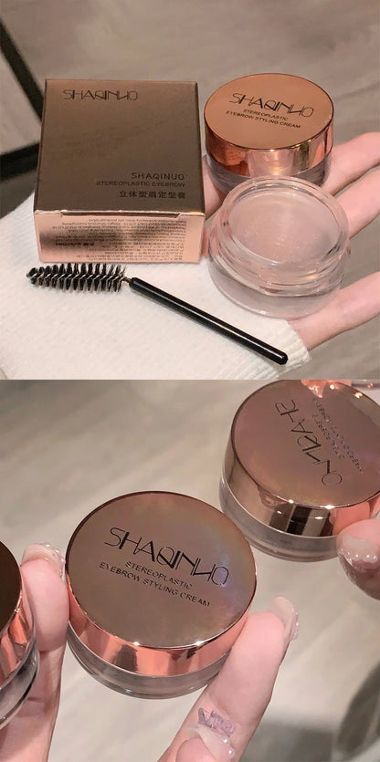 Three-dimensional Eyebrow Shaping Soap Eyebrow Gel Texture Creates Natural Eyebrows Styling Cream Waterproof Quick-Dry Makeup