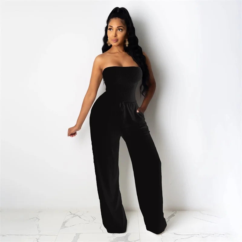 High-quality One Piece Straight  Jumpsuits