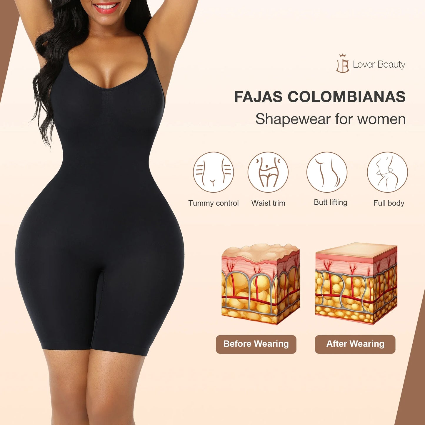 Hexna Seamless Bodysuit Bodysuit Butt Lifter Shapewear Waist Trainer Body Shaper Snactch Waist Shapewear Fajas Different Shades