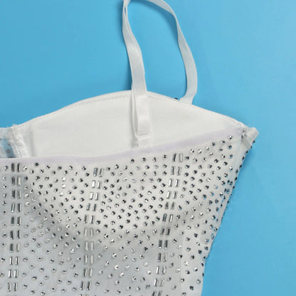 Elegant Tight Waist V-Neck Short Cake Dresses