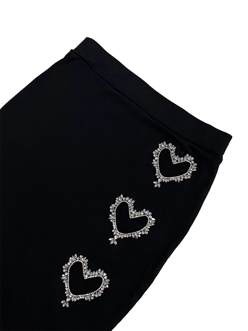 Crop Top + Mini Skirt Night Club Outfits Matching Sets