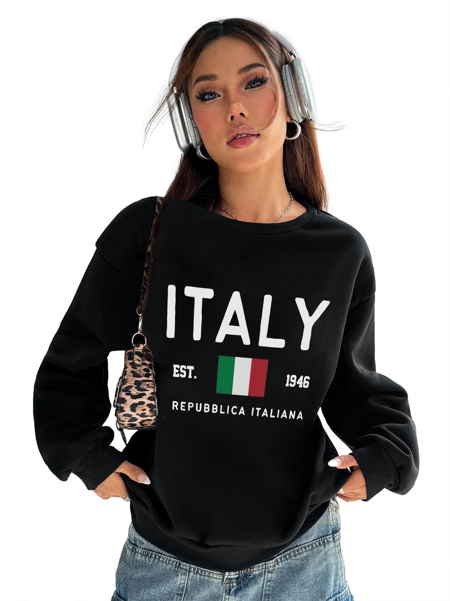 Italy Long Sleeve Women Tops (Basic Shirt)