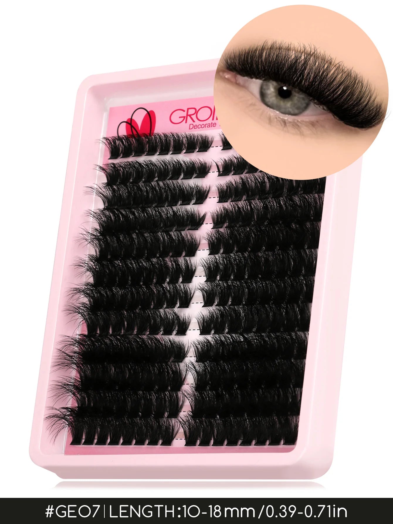 Fluffy Clusters Lashes DIY Eyelashes Makeup