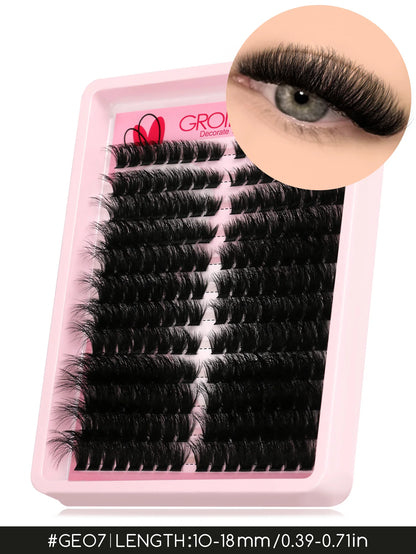 Fluffy Clusters Lashes DIY Eyelashes Makeup