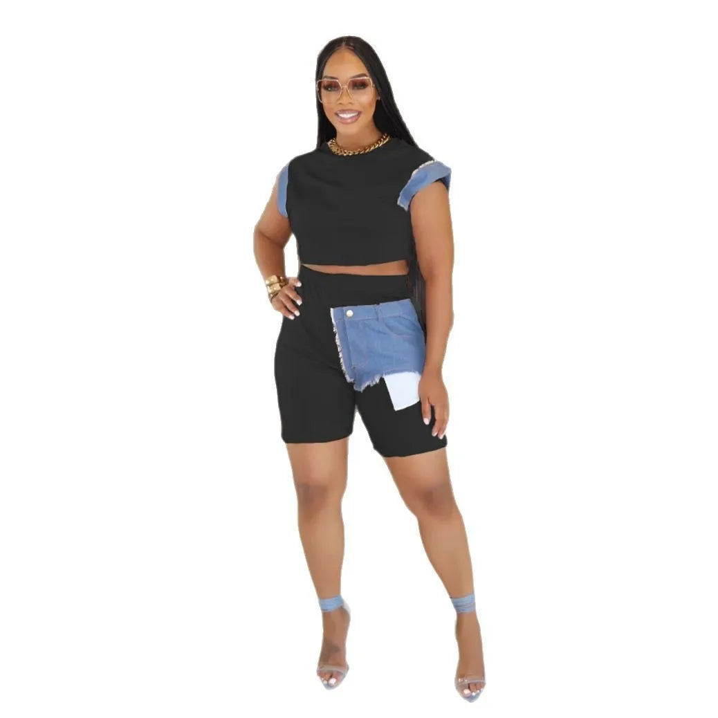 Women Two Piece Short Sets 