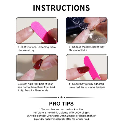 10pcs Handmade Fake Nails Duckbill Shaped Press On Nails Colorful Leopard-print French False Nails With 3D Carved Flower Designs