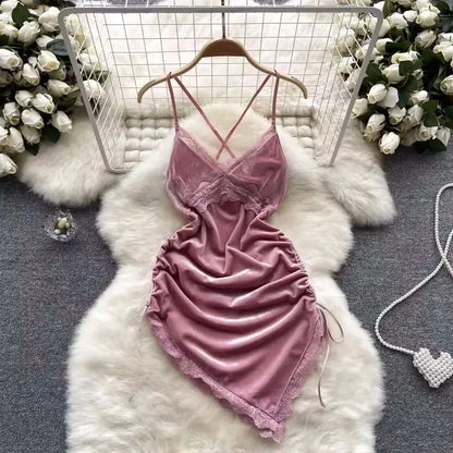 New Butterfly Lace Elegant Feminine Dresses for Women Comfortable