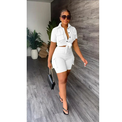 Women Two Piece Short Sets