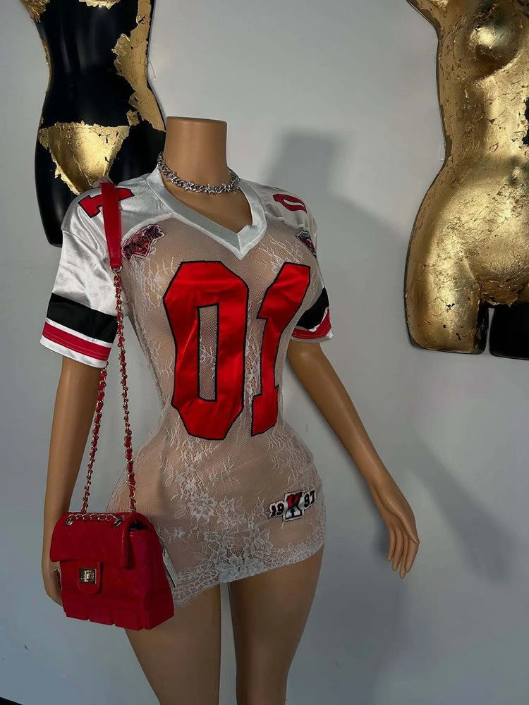 See Through Mini Dresses