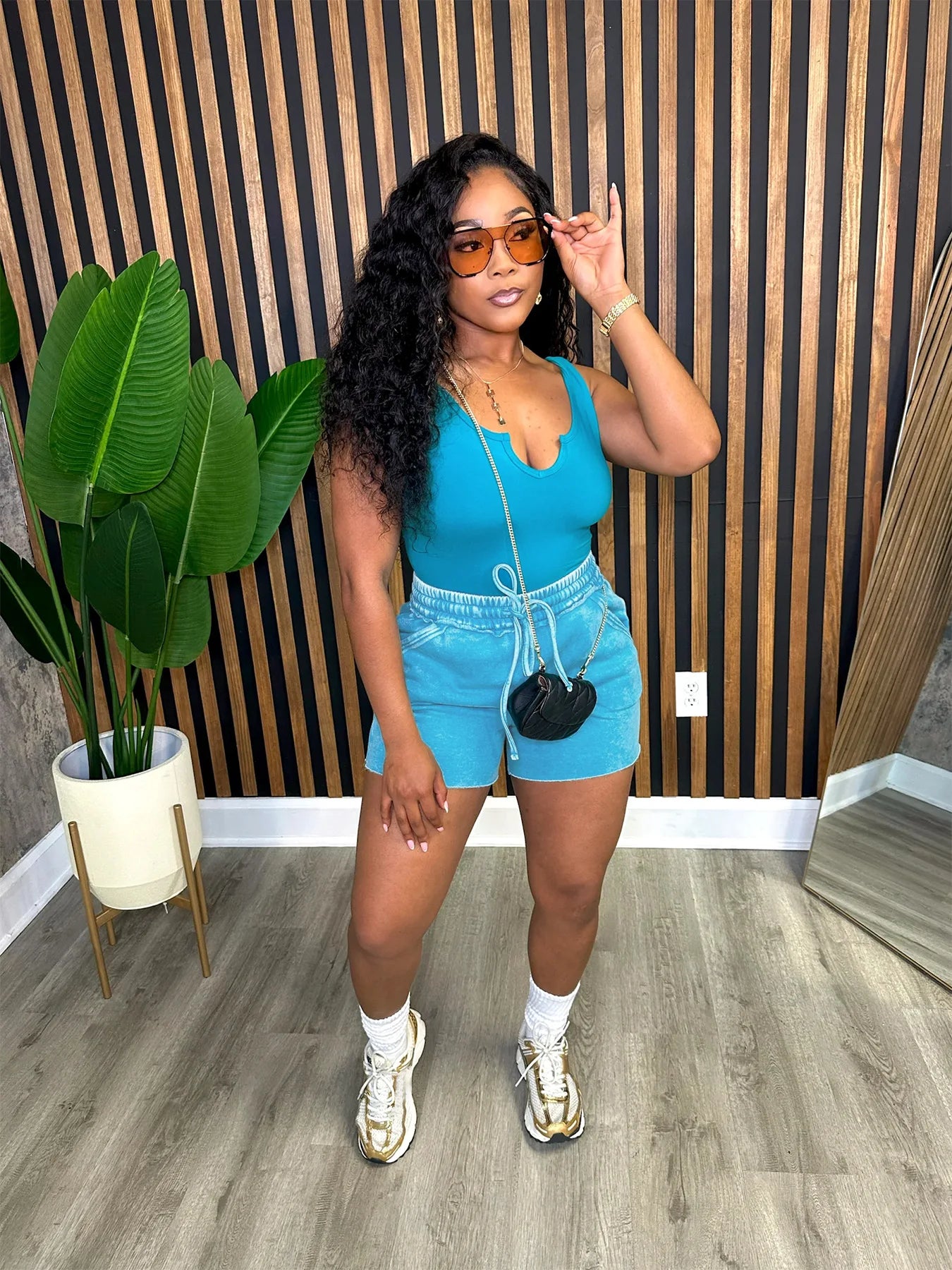 Women Two Piece Short Sets 