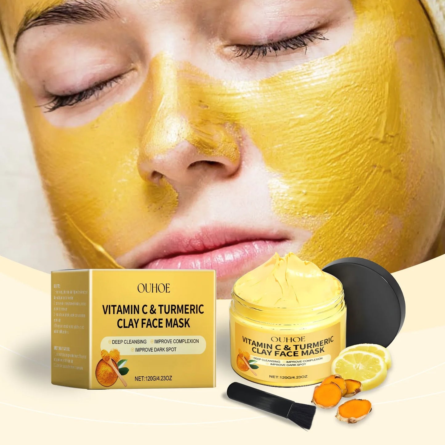 Turmeric Exfoliating Facial Mask (deep cleansing)