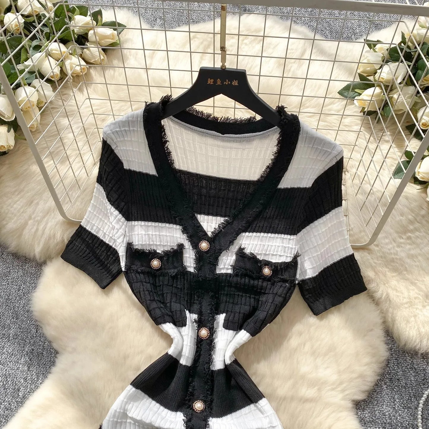 Chic Knitted Slim Waist Office Lady Sweater Maxi Dresses