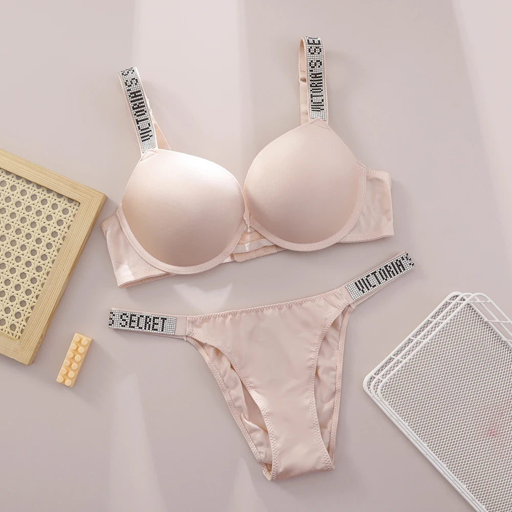 Victoria Secret Comfortable Breathable Push Up Bra + Panty Set