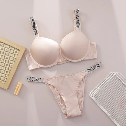 Victoria Secret Comfortable Breathable Push Up Bra + Panty Set