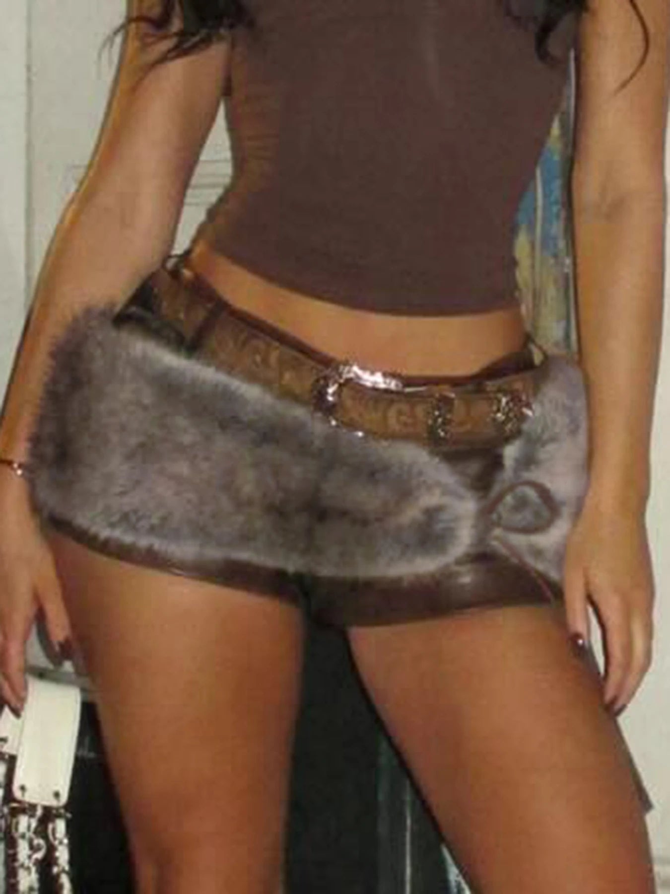 Kiana Faux Fur Women’s Belts