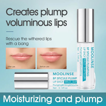 BP Spicule Plump Lip Shot Instantly Volumis Increase Lip Elasticity Long-lasting Moisturize Lip Plumper Gloss Sexy Beauty Makeup