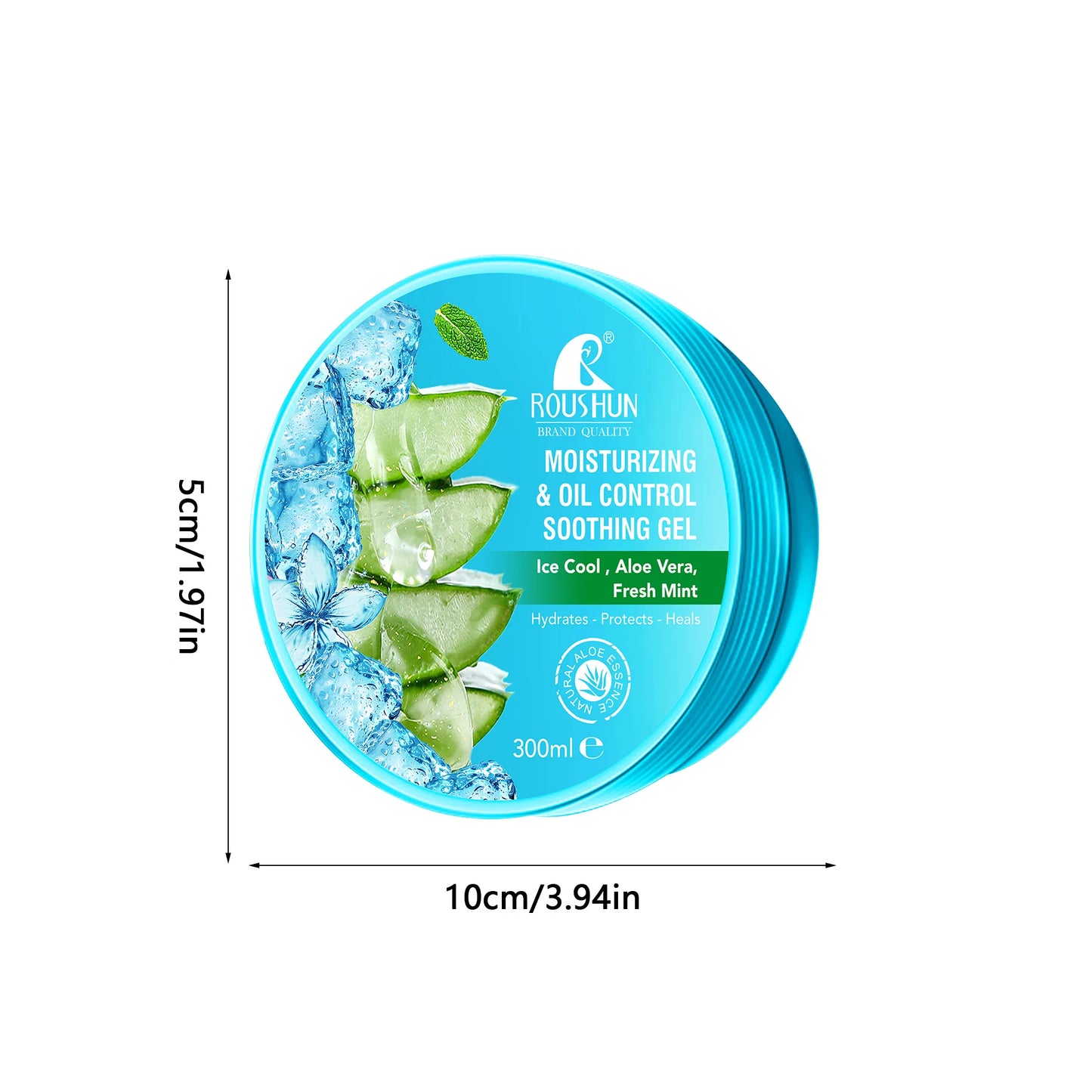 ROUSHUN Aloe Vera Gel Hydrating Moisturizing Gel Delicate Nourishing Cream