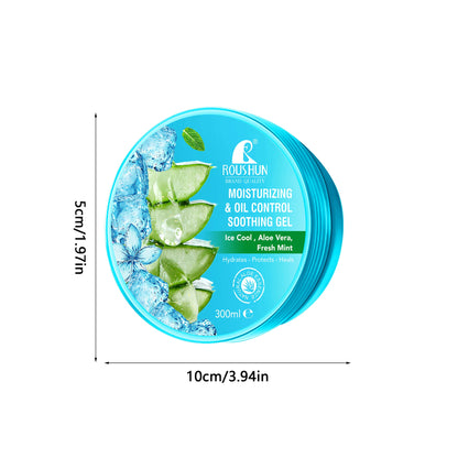 ROUSHUN Aloe Vera Gel Hydrating Moisturizing Gel Delicate Nourishing Cream