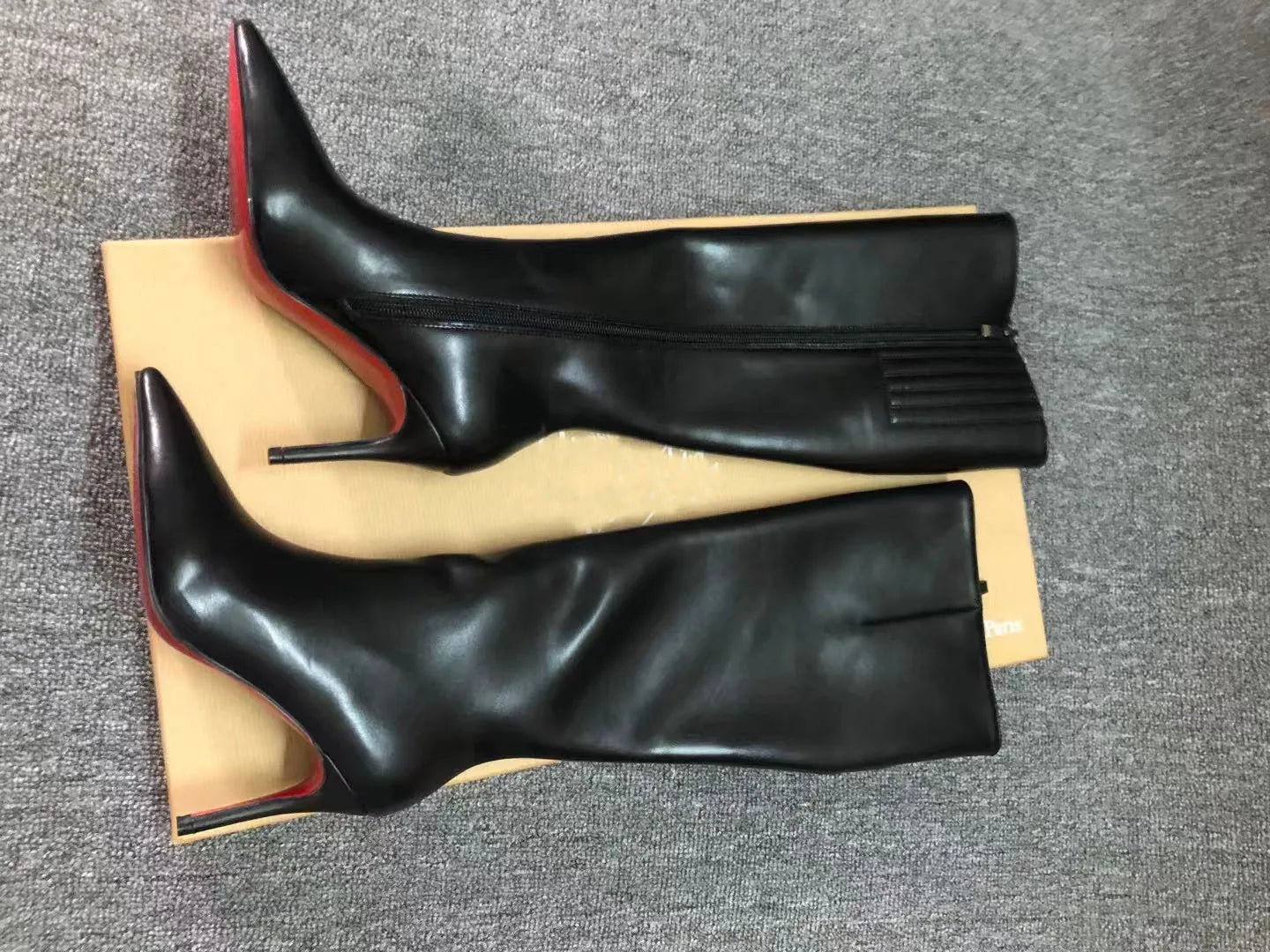 Onisha Red Sole Pointed Toe Modern Boots