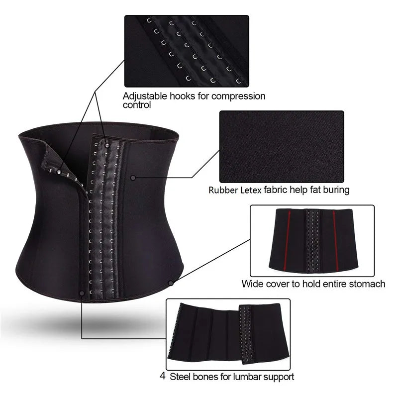 Africa's Girdle Waist Trainer Double Compression BBL Corsets Slim Tummy Control Sheath Body Shapers (Modeling Belt)