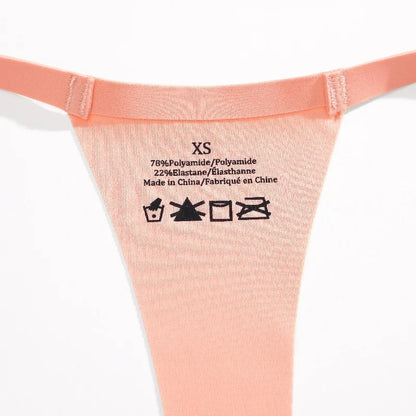 6Pcs/Set Comfortable Trendy Breathable G-string Underwear