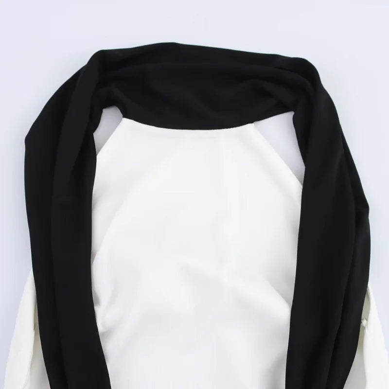 New Backless Halter Elegant Mini Dress
