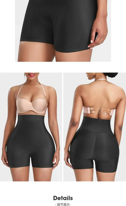 Seamless Padded High Waist Butt Lifter Hip  Buttocks Enhancer Shaper Shorts