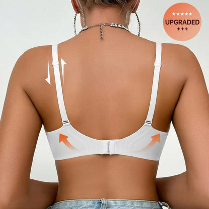 Jelly UnderWire Push Up Bra For Women Plus Size Anti-Sagging Bralette Comfortable Lingerie