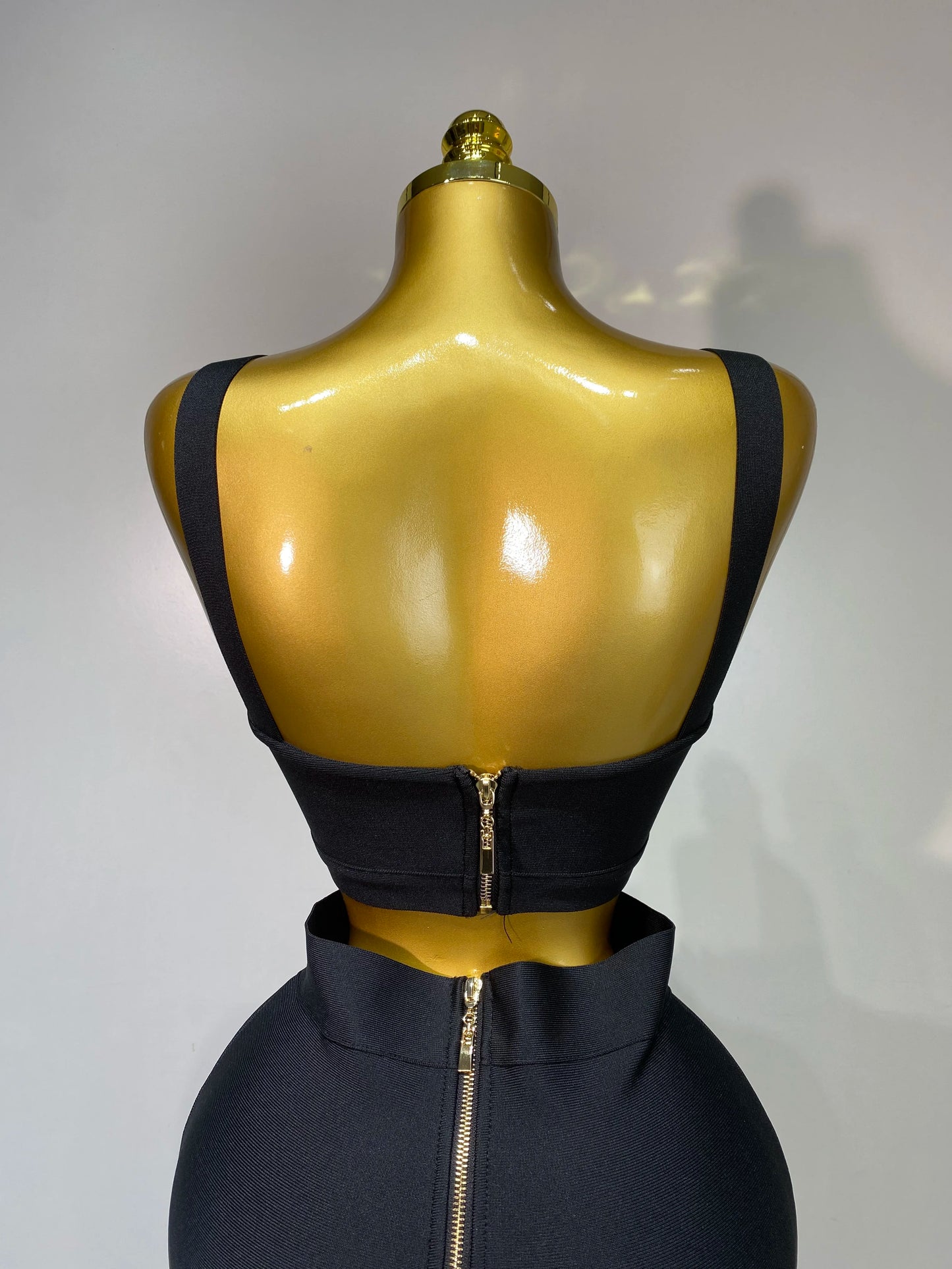 Luxury Bandage Crop Top + Pant Set  ﻿